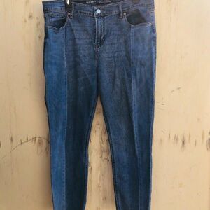 OLD NAVY JEANS CAPRI 2 TONE SZ 14